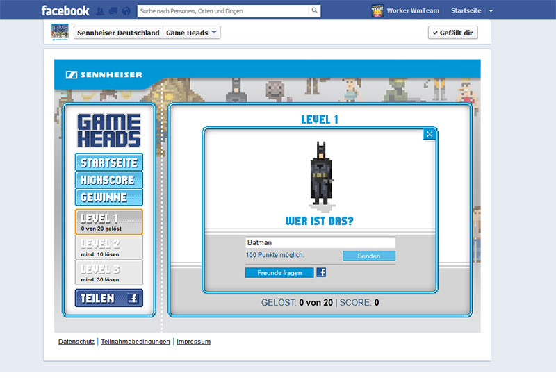 Sennheiser - Facebook App